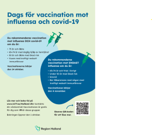 Affisch om vaccination 