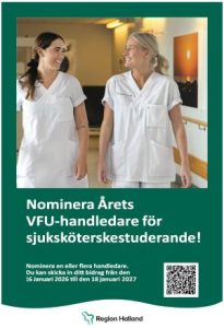 Bild på affisch som uppmanar till nominering av Årets handledare 2026