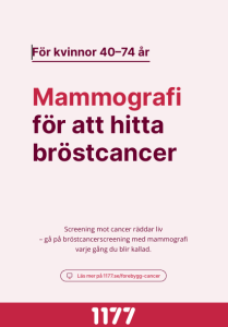 Affisch med text.